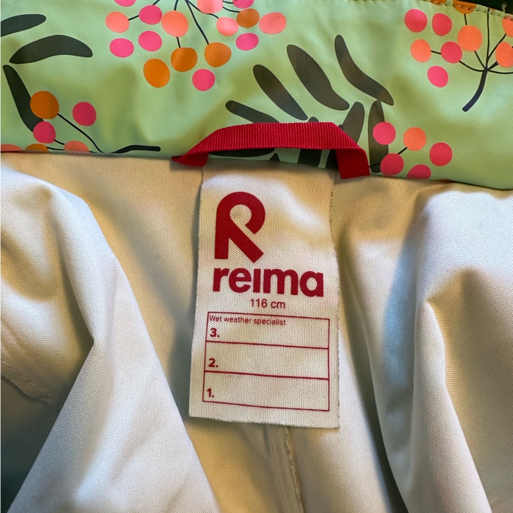 Reima kids waterproof raincoat